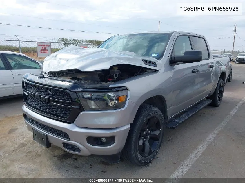 2023 Ram 1500 Tradesman VIN: 1C6SRFGT6PN658928 Lot: 40600177