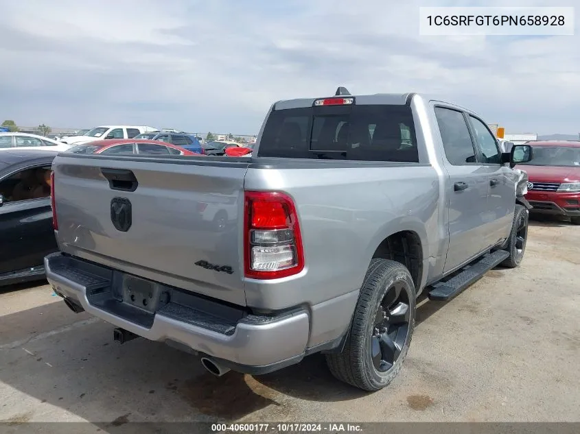 2023 Ram 1500 Tradesman VIN: 1C6SRFGT6PN658928 Lot: 40600177