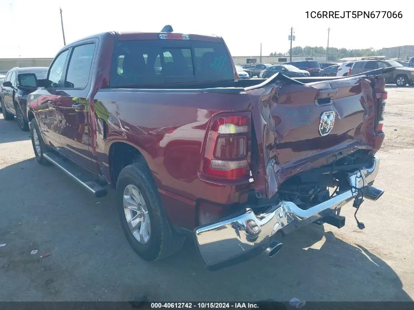 2023 Ram 1500 Laramie 4X2 5'7 Box VIN: 1C6RREJT5PN677066 Lot: 40612742