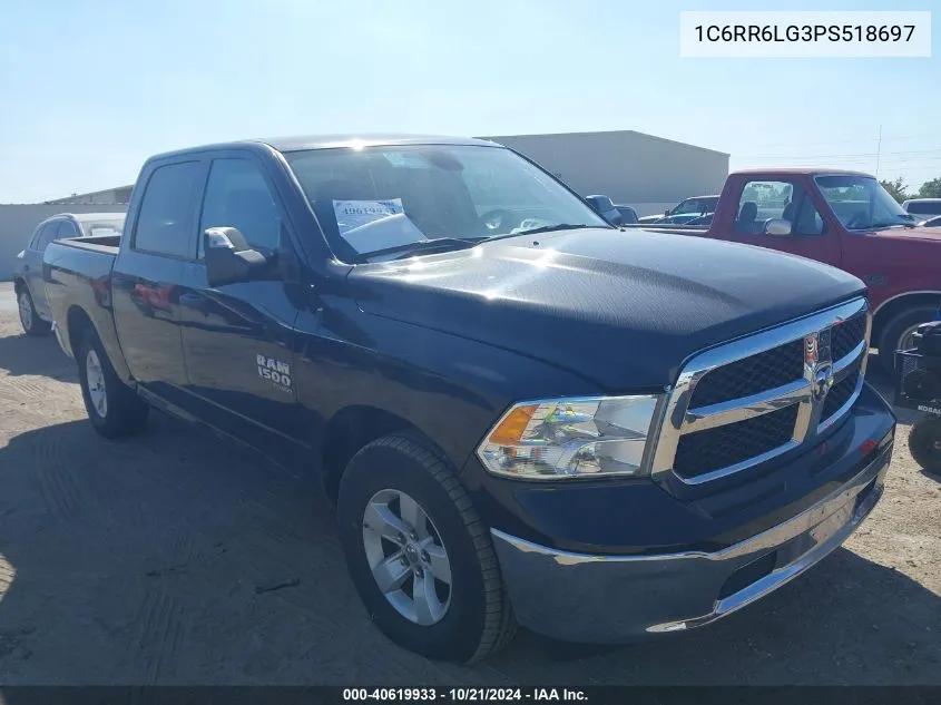 2023 Ram 1500 Classic Slt 4X2 5'7 Box VIN: 1C6RR6LG3PS518697 Lot: 40619933