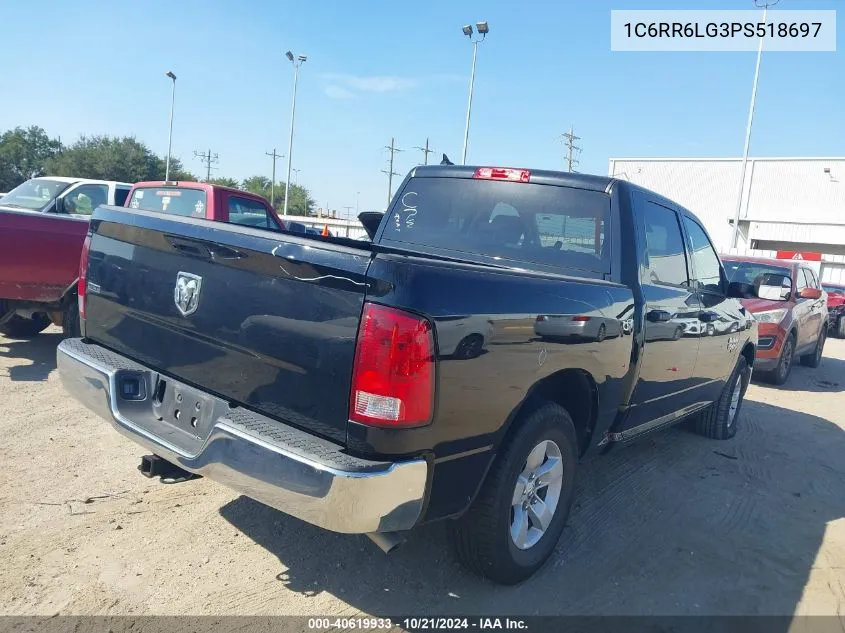 2023 Ram 1500 Classic Slt 4X2 5'7 Box VIN: 1C6RR6LG3PS518697 Lot: 40619933