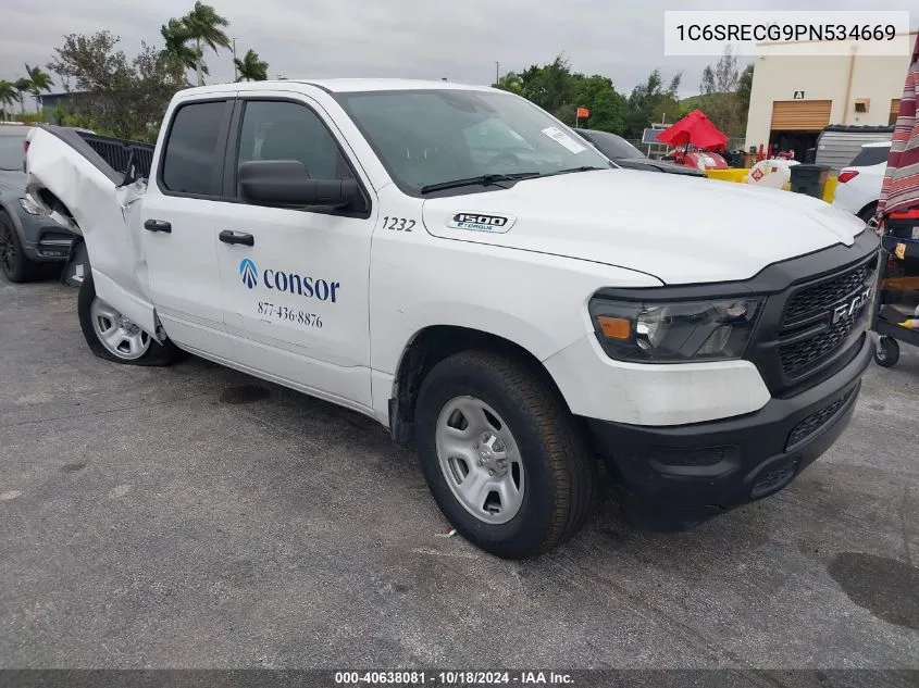 2023 Ram 1500 Tradesman 4X2 6'4 Box VIN: 1C6SRECG9PN534669 Lot: 40638081