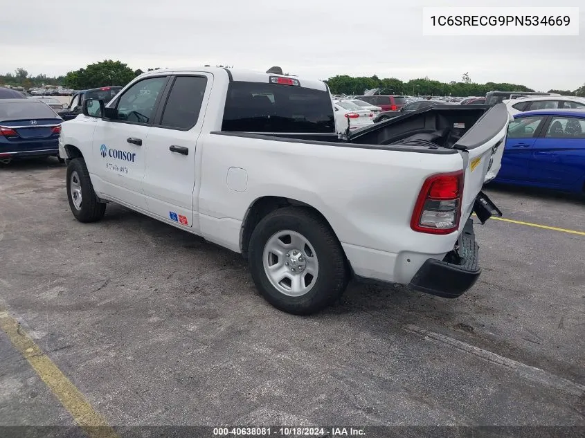 2023 Ram 1500 Tradesman 4X2 6'4 Box VIN: 1C6SRECG9PN534669 Lot: 40638081