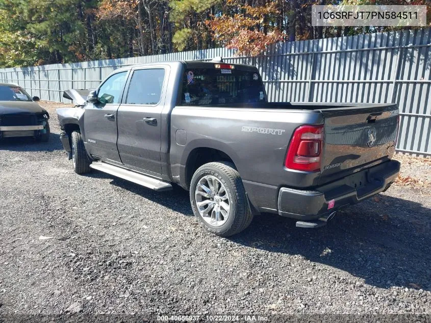 2023 Ram 1500 Laramie 4X4 5'7 Box VIN: 1C6SRFJT7PN584511 Lot: 40656937