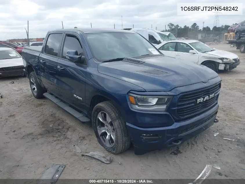 2023 Ram 1500 Laramie 4X4 5'7 Box VIN: 1C6SRFJT2PN548242 Lot: 40715415