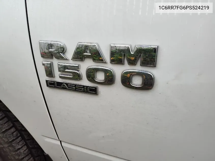 2023 Ram 1500 Classic Tradesman VIN: 1C6RR7FG6PS524219 Lot: 40731343