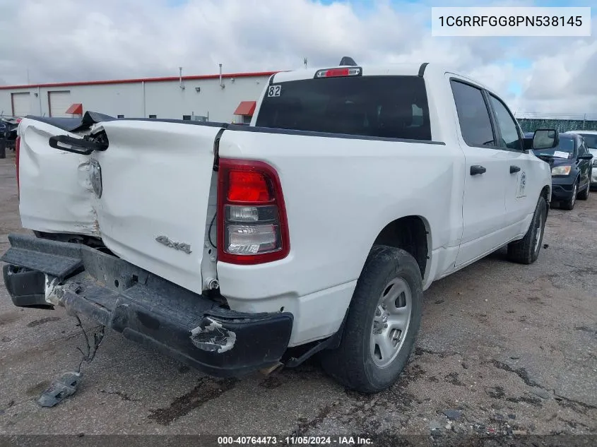 2023 Ram 1500 Tradesman 4X4 5'7 Box VIN: 1C6RRFGG8PN538145 Lot: 40764473