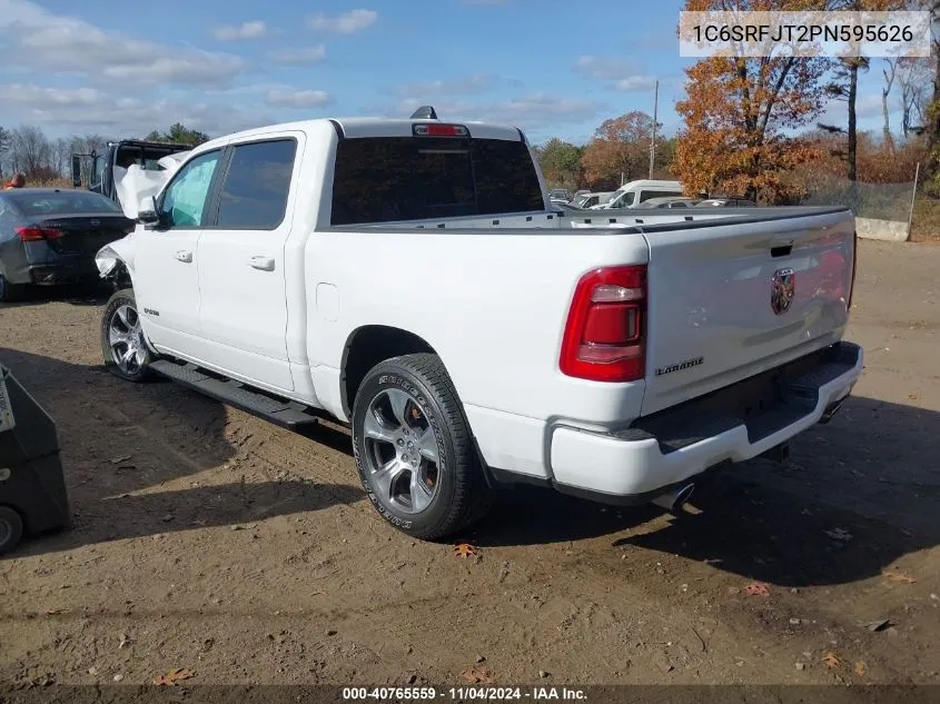 2023 Ram 1500 Laramie 4X4 5'7 Box VIN: 1C6SRFJT2PN595626 Lot: 40765559