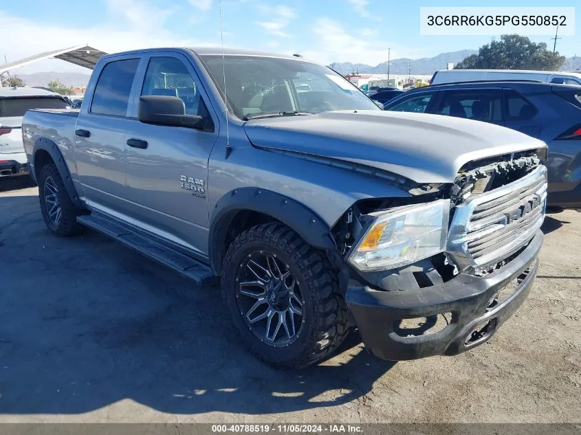 2023 Ram 1500 Classic VIN: 3C6RR6KG5PG550852 Lot: 40788519