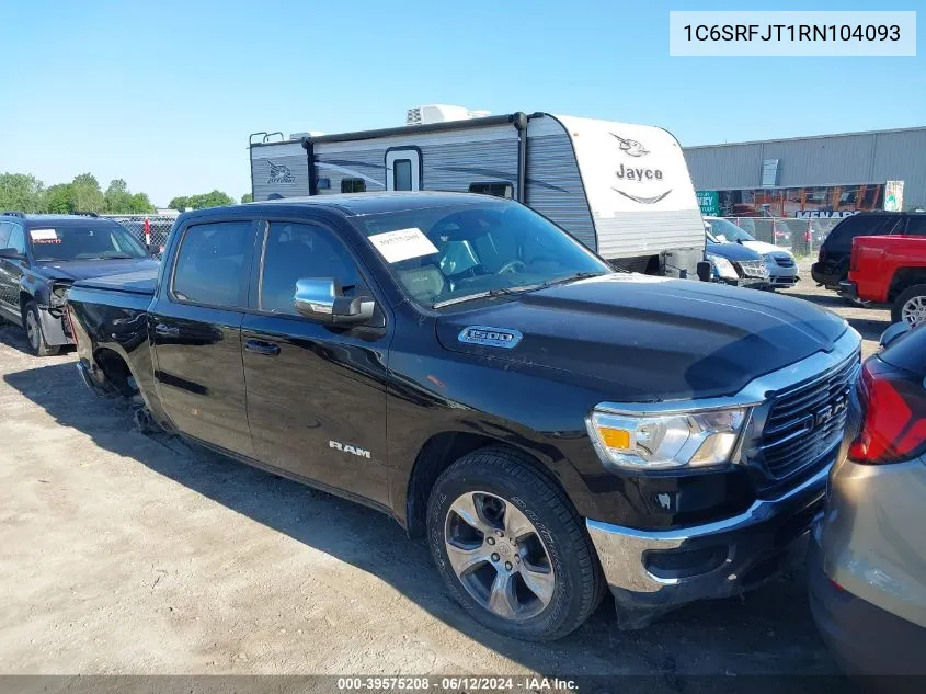 2024 Ram 1500 Laramie 4X4 5'7 Box VIN: 1C6SRFJT1RN104093 Lot: 39575208