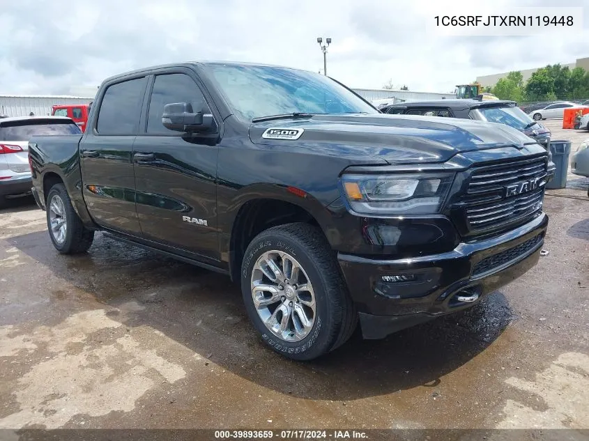 2024 Ram 1500 Laramie 4X4 5'7 Box VIN: 1C6SRFJTXRN119448 Lot: 39893659