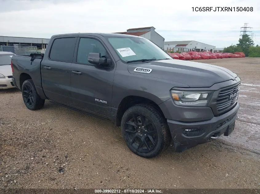 2024 Ram 1500 Laramie 4X4 5'7 Box VIN: 1C6SRFJTXRN150408 Lot: 39902212