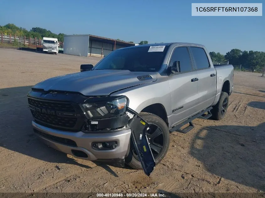 2024 Ram 1500 Big Horn/Lone Star VIN: 1C6SRFFT6RN107368 Lot: 40130948