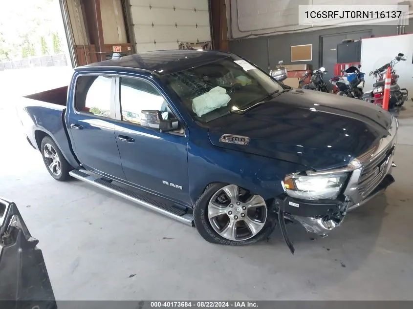 2024 Ram 1500 Laramie 4X4 5'7 Box VIN: 1C6SRFJT0RN116137 Lot: 40173684