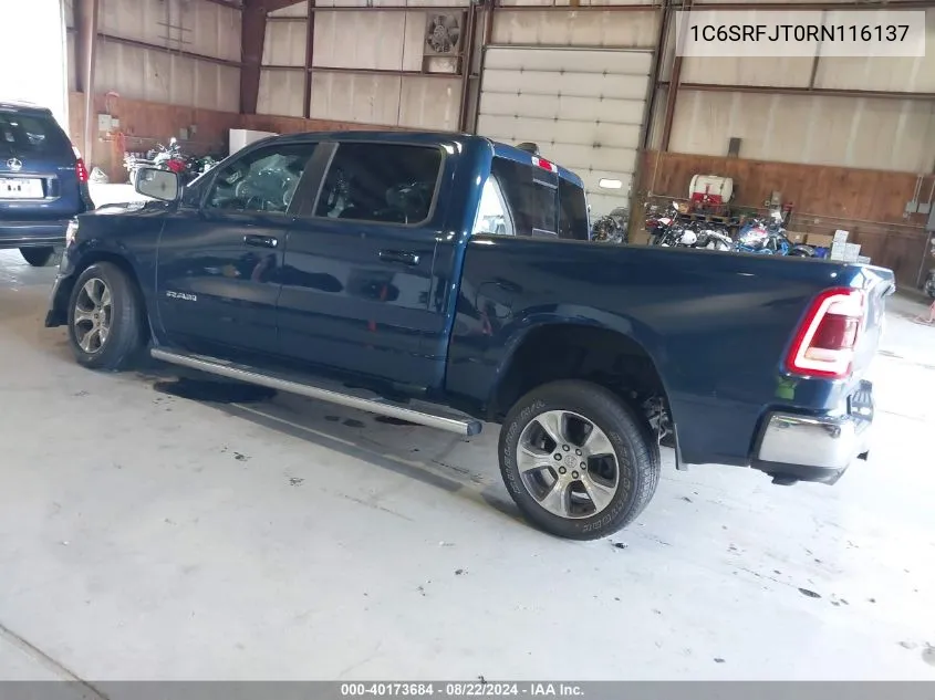 2024 Ram 1500 Laramie 4X4 5'7 Box VIN: 1C6SRFJT0RN116137 Lot: 40173684