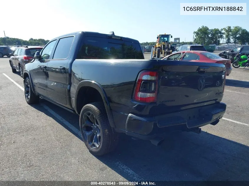 2024 Ram 1500 Limited 4X4 5'7 Box VIN: 1C6SRFHTXRN188842 Lot: 40278543