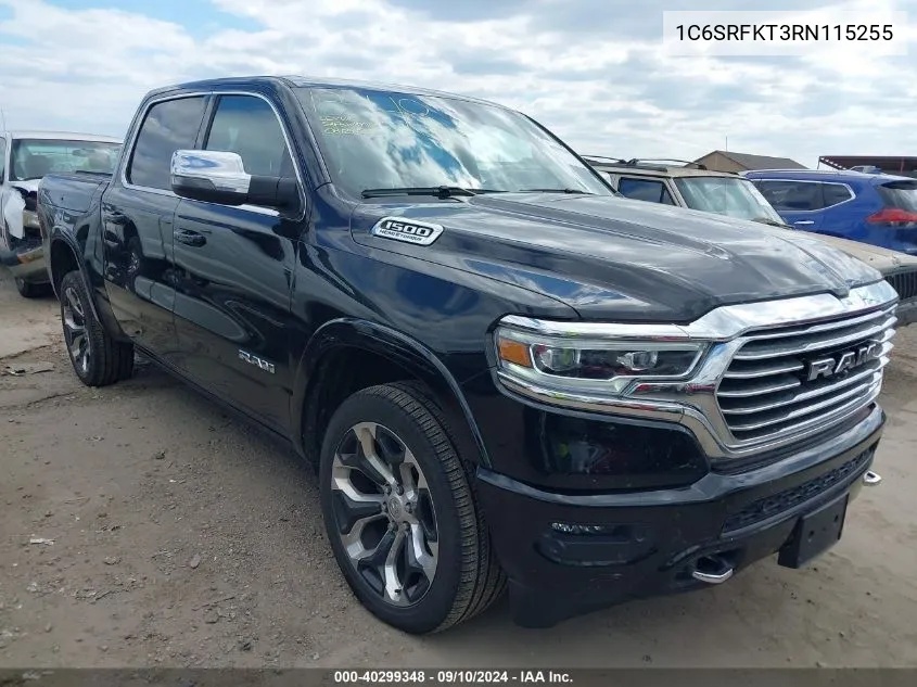 2024 Ram 1500 Limited Longhorn 4X4 5'7 Box VIN: 1C6SRFKT3RN115255 Lot: 40299348