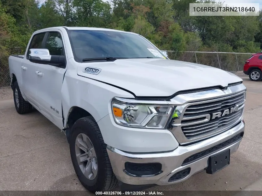 2024 Ram 1500 Laramie VIN: 1C6RREJT3RN218640 Lot: 40326706