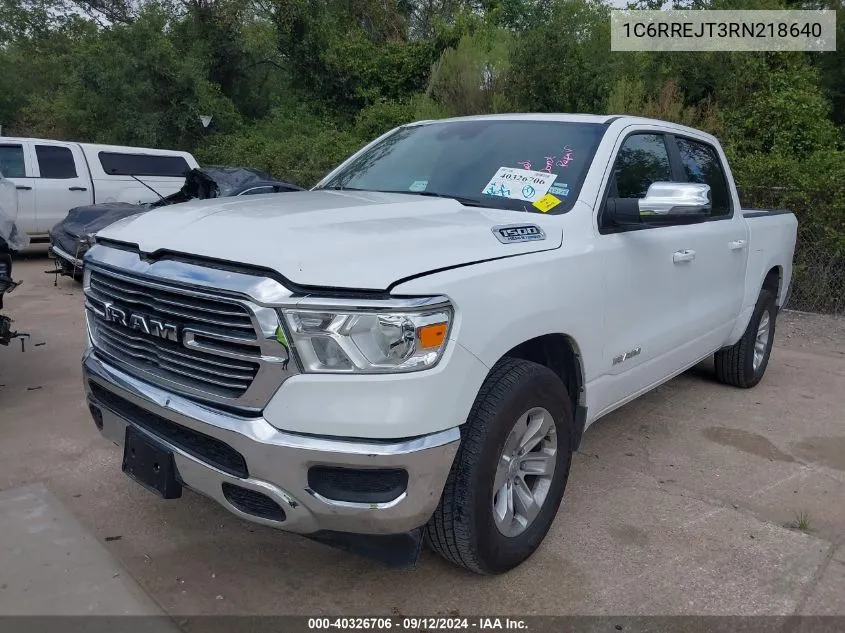 2024 Ram 1500 Laramie VIN: 1C6RREJT3RN218640 Lot: 40326706