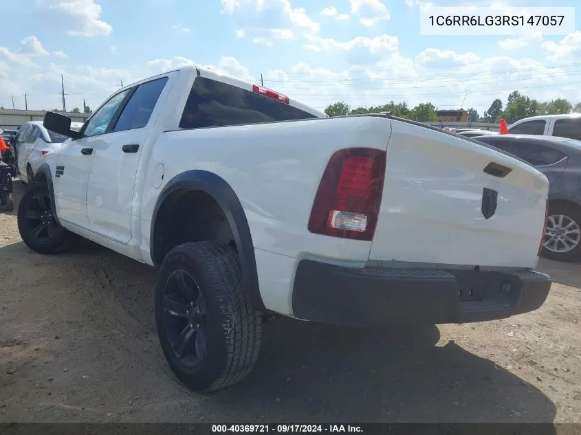 2024 Ram 1500 Classic Warlock 4X2 5'7 Box VIN: 1C6RR6LG3RS147057 Lot: 40369721