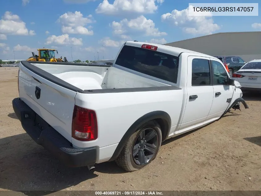 2024 Ram 1500 Classic Warlock 4X2 5'7 Box VIN: 1C6RR6LG3RS147057 Lot: 40369721