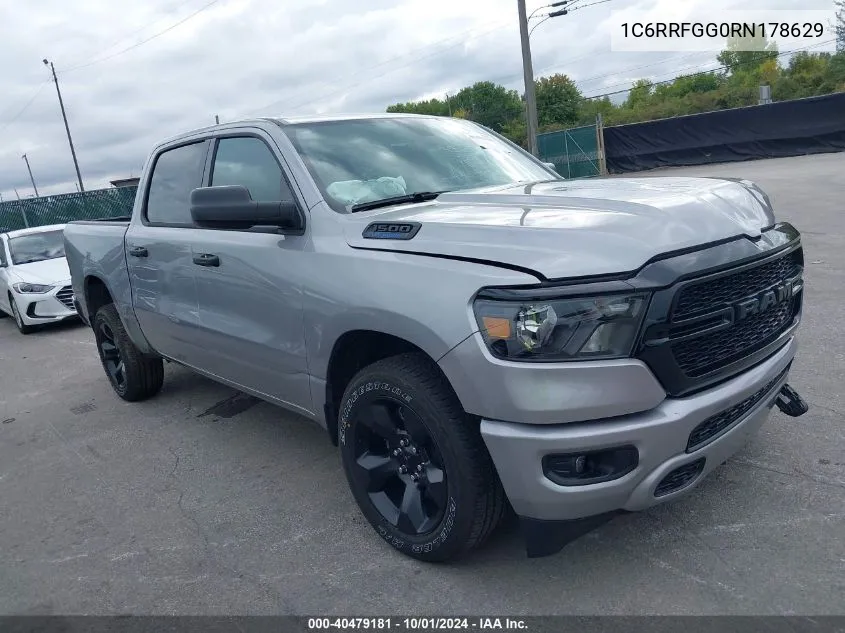 2024 Ram 1500 Tradesman 4X4 5'7 Box VIN: 1C6RRFGG0RN178629 Lot: 40479181