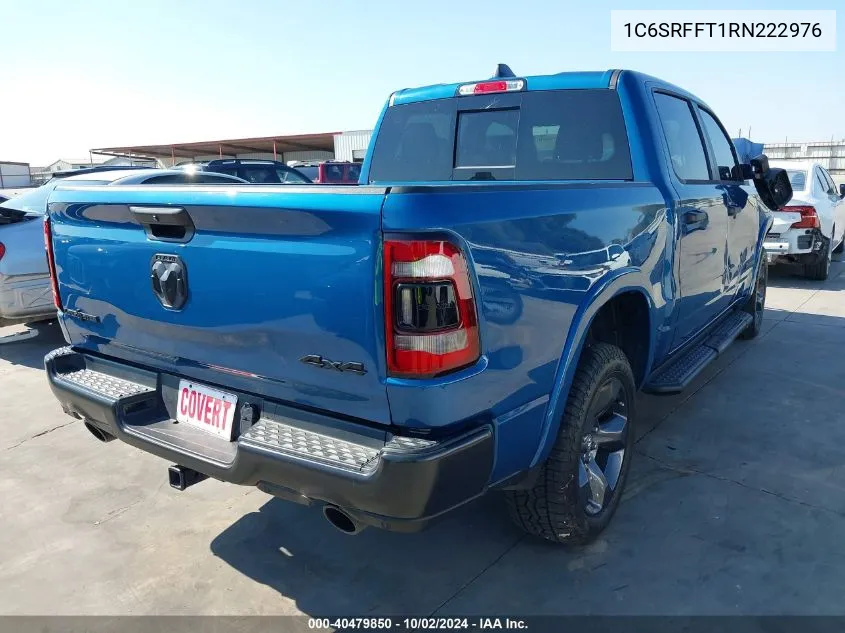 2024 Ram 1500 Lone Star 4X4 5'7 Box VIN: 1C6SRFFT1RN222976 Lot: 40479850