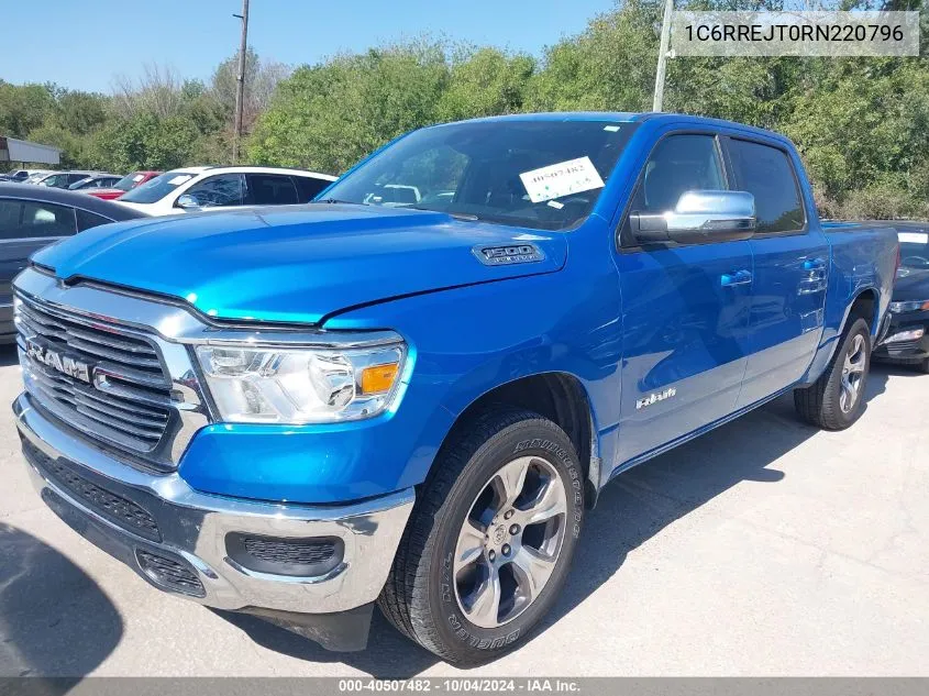 2024 Ram 1500 Laramie 4X2 5'7 Box VIN: 1C6RREJT0RN220796 Lot: 40507482