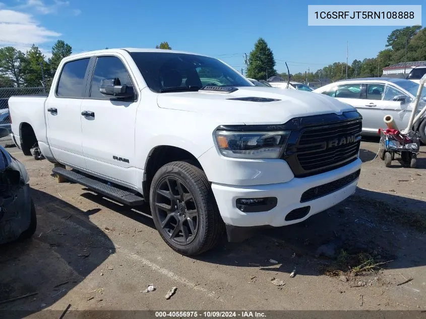 2024 Ram 1500 Laramie 4X4 5'7 Box VIN: 1C6SRFJT5RN108888 Lot: 40556975