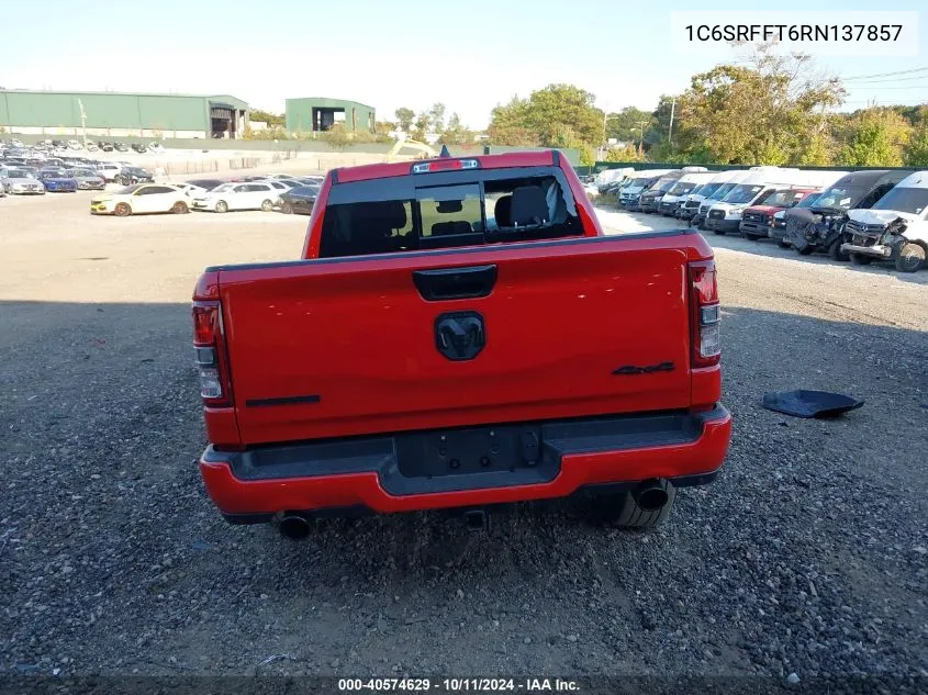 2024 Ram 1500 Big Horn/Lone Star VIN: 1C6SRFFT6RN137857 Lot: 40574629