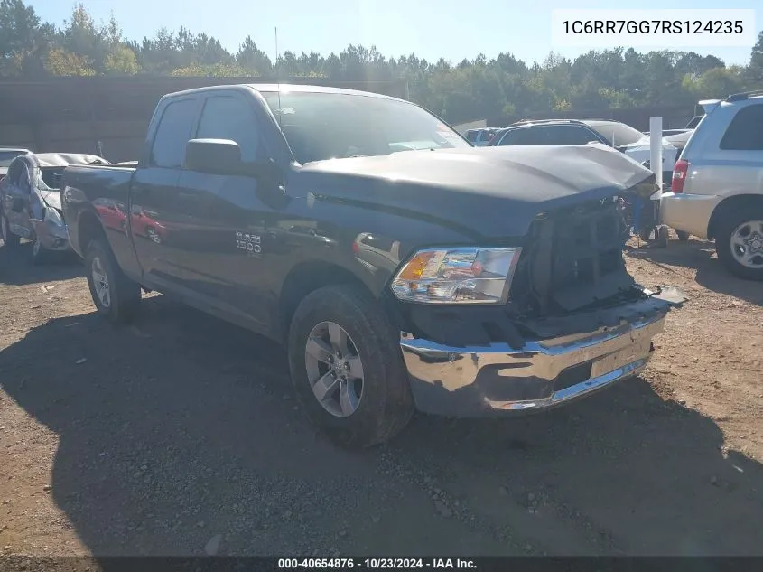 2024 Ram 1500 Classic Slt 4X4 6'4 Box VIN: 1C6RR7GG7RS124235 Lot: 40654876