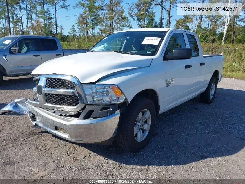 2024 Ram 1500 Classic VIN: 1C6RR6GG6RS142591 Lot: 40689326