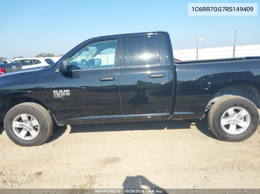 2024 Ram 1500 Classic Slt 4X4 6'4 Box VIN: 1C6RR7GG7RS149409 Lot: 40706370