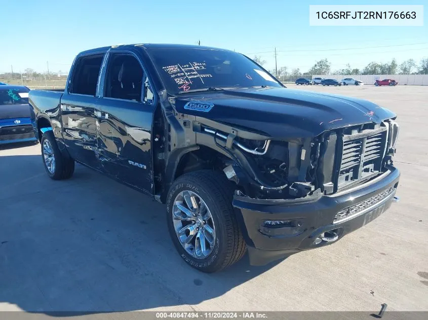 2024 Ram 1500 Laramie 4X4 5'7 Box VIN: 1C6SRFJT2RN176663 Lot: 40847494