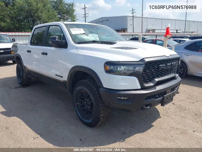 2025 Ram 1500 Rebel VIN: 1C6SRFLP6SN576988 Lot: 40187087