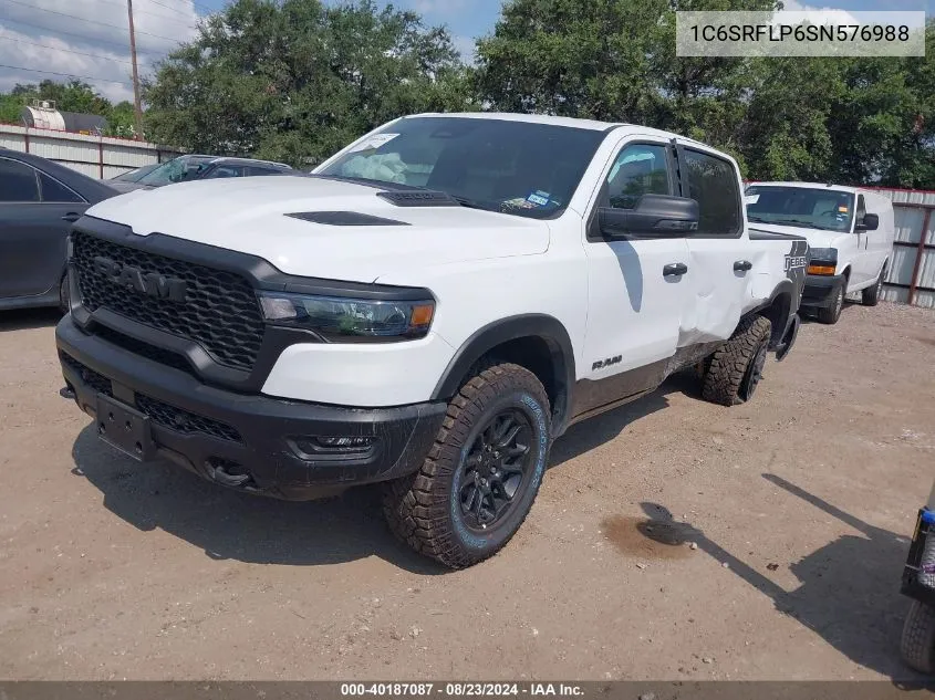 2025 Ram 1500 Rebel VIN: 1C6SRFLP6SN576988 Lot: 40187087