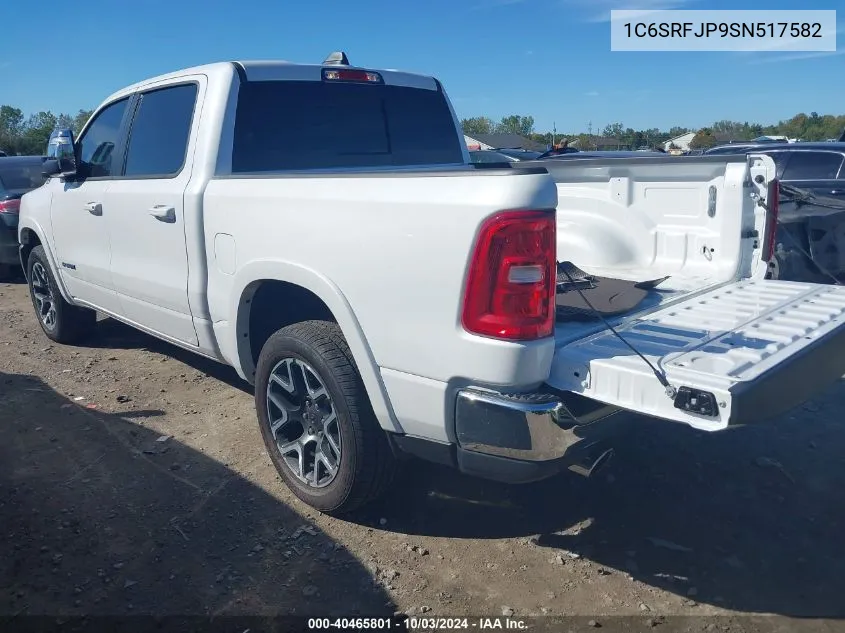 2025 Ram 1500 Laramie 4X4 5'7 Box VIN: 1C6SRFJP9SN517582 Lot: 40465801