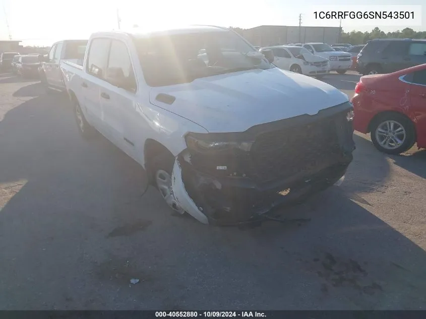 2025 Ram 1500 Tradesman VIN: 1C6RRFGG6SN543501 Lot: 40552880