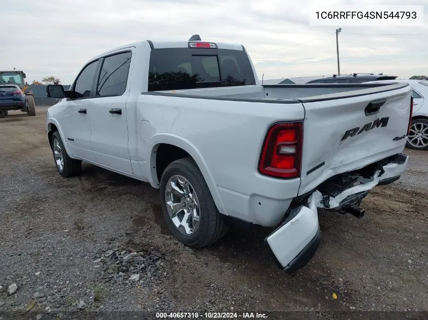 2025 Ram 1500 Big Horn 4X4 5'7 Box VIN: 1C6RRFFG4SN544793 Lot: 40657318