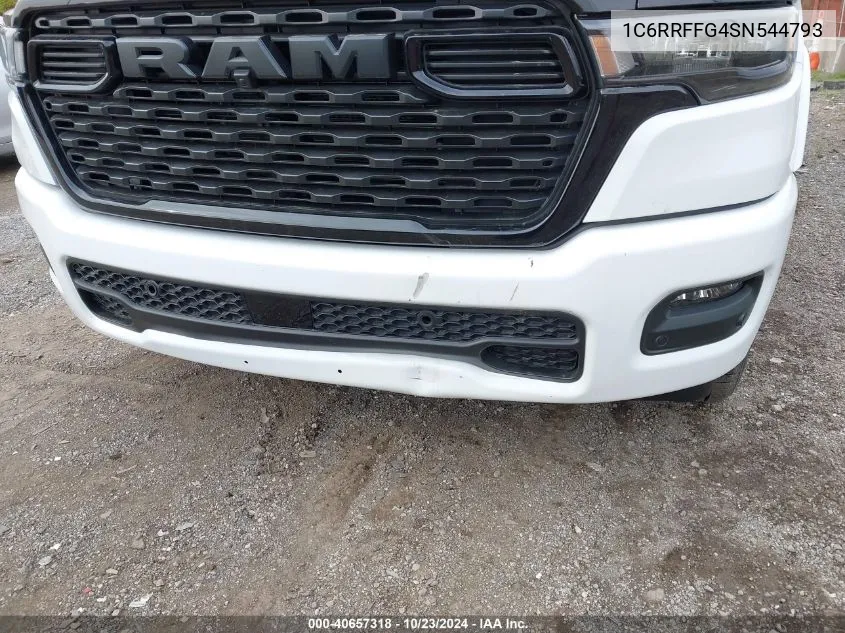 2025 Ram 1500 Big Horn 4X4 5'7 Box VIN: 1C6RRFFG4SN544793 Lot: 40657318