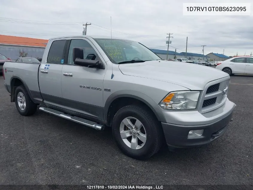 2011 Ram Ram 1500 Slt VIN: 1D7RV1GT0BS623095 Lot: 12117810