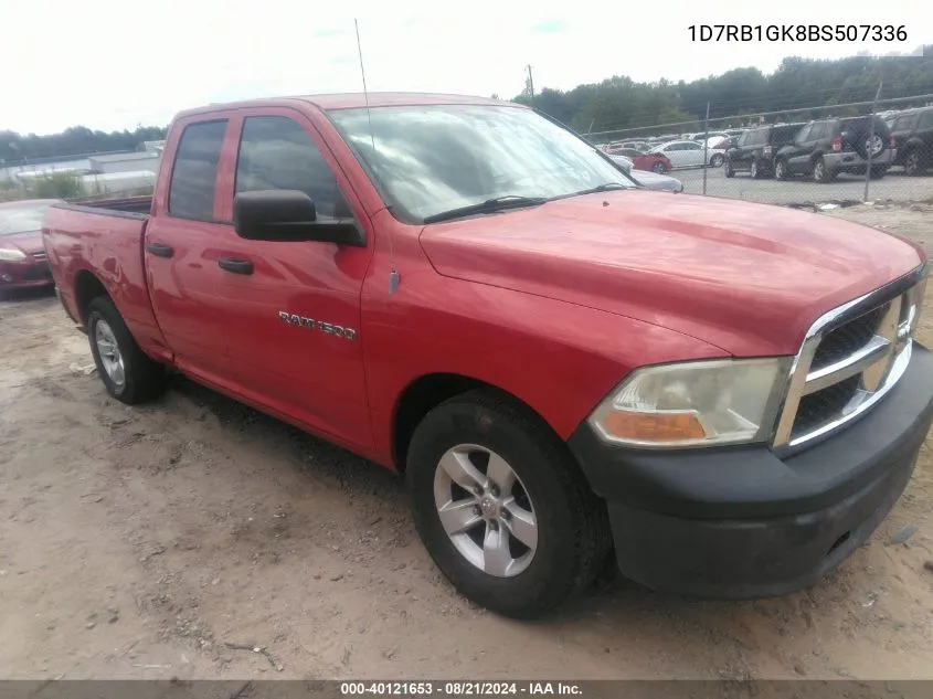 2011 Ram Ram 1500 St VIN: 1D7RB1GK8BS507336 Lot: 40121653