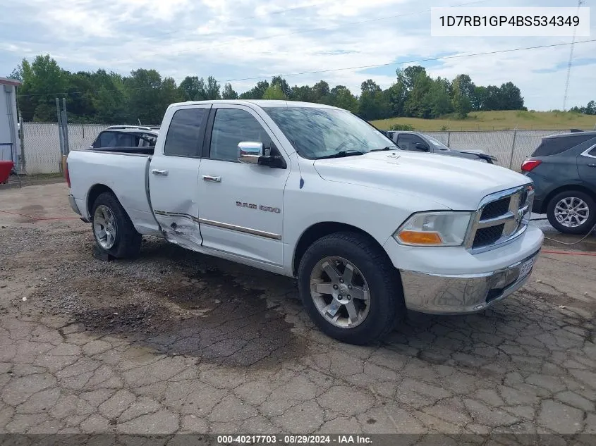 2011 Ram Ram 1500 Slt VIN: 1D7RB1GP4BS534349 Lot: 40217703