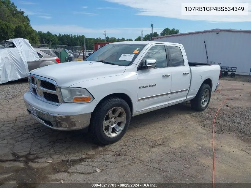 2011 Ram Ram 1500 Slt VIN: 1D7RB1GP4BS534349 Lot: 40217703