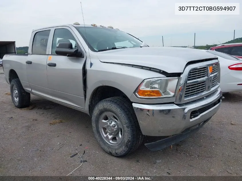 2011 Ram Ram 2500 St VIN: 3D7TT2CT0BG594907 Lot: 40228344