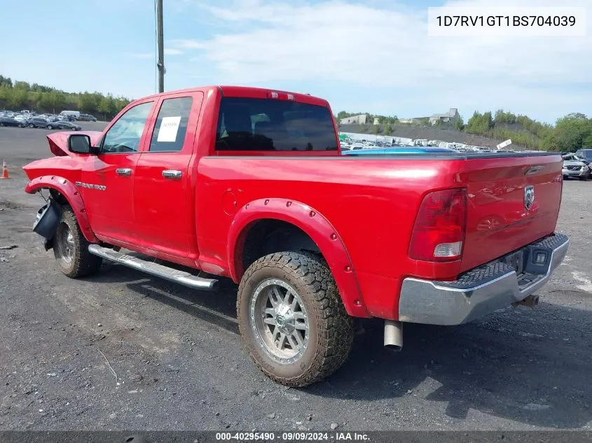 1D7RV1GT1BS704039 2011 Ram Ram 1500 St