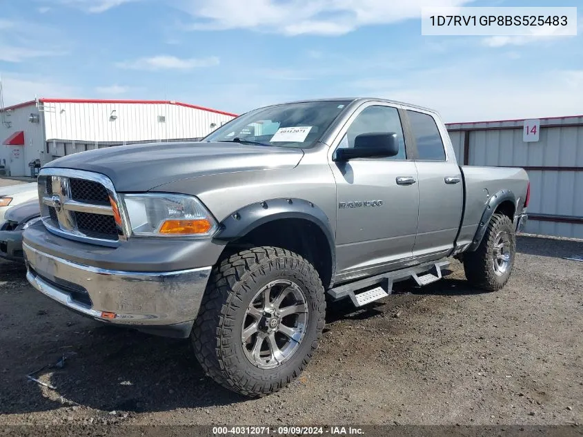 2011 Ram Ram 1500 Slt VIN: 1D7RV1GP8BS525483 Lot: 40312071