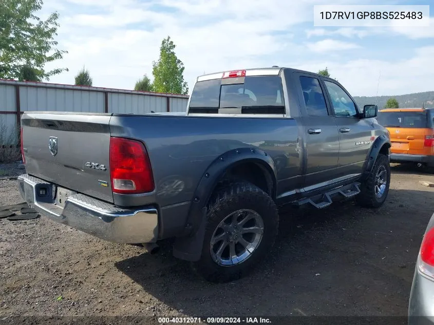 1D7RV1GP8BS525483 2011 Ram Ram 1500 Slt