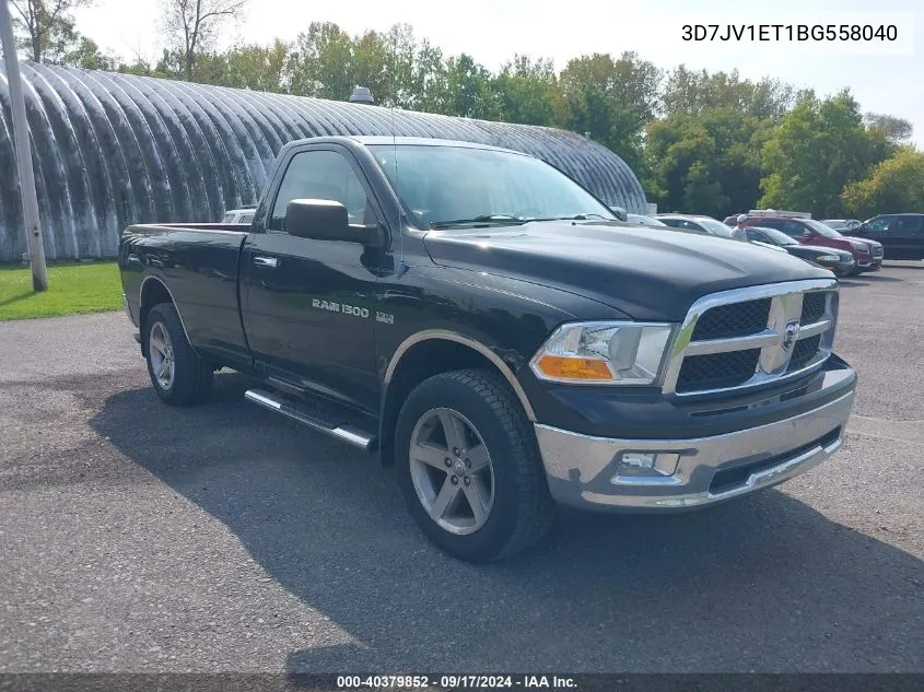 3D7JV1ET1BG558040 2011 Ram Ram 1500 Slt