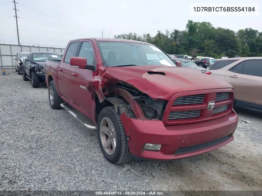 2011 Ram Ram 1500 Sport VIN: 1D7RB1CT6BS554184 Lot: 40439713